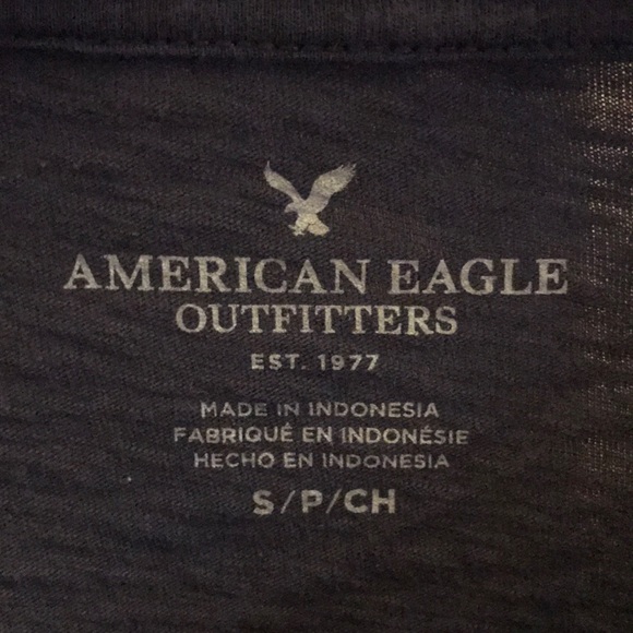 American Eagle Short Sleeve Printed Pocket Tee - Picture 3 of 4
